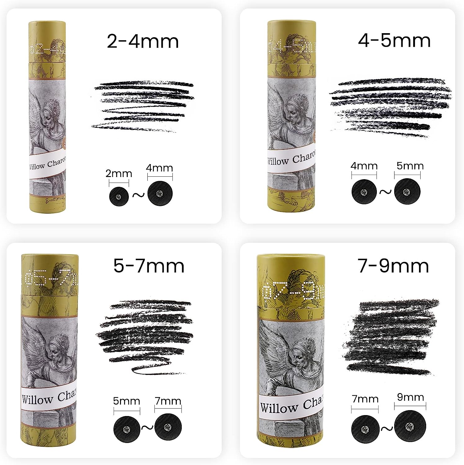 Maries Artists' Drawing Willow Charcoal 25PCS