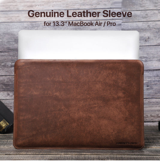 Genuine Leather Laptop Sleeve for MacBook Pro & Air 13 inch - TTpen