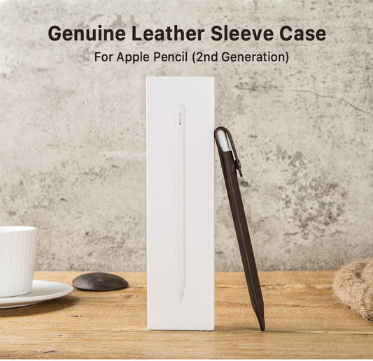 Genuine Leather Apple Pencil 2nd Generation Sleeve Case - TTpen