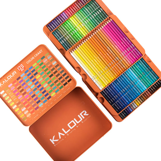 KALOUR 120 Professional Colored Drawing Pencils Set