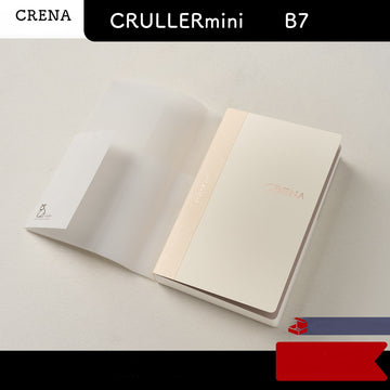 CRENA Spark R2 B7 Notizbuch-Einlage | 432 Seiten | 50 g/m², geeignet für Füllfederhalter | 126×80 mm Mini-Planer-Einlage