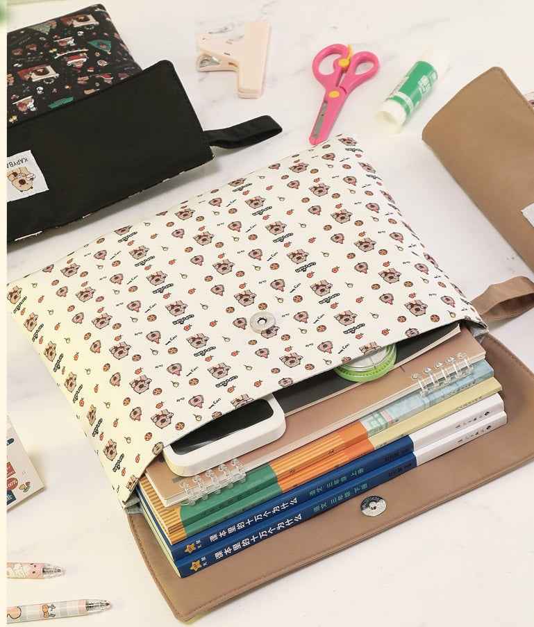 Capybara A4 File Folder Document Bag