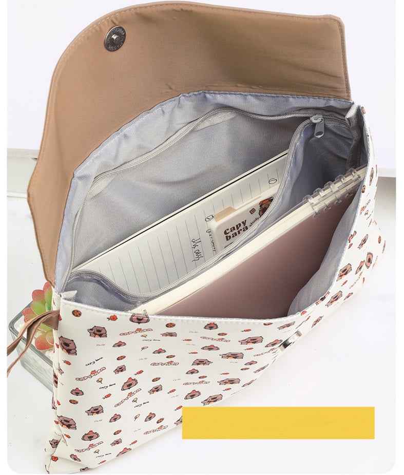 Capybara A4 File Folder Document Bag