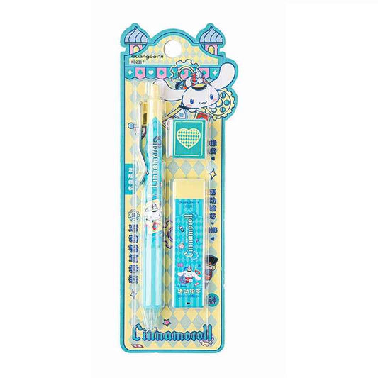 Sanrio Cinnamoroll Mechanical Pencil Set HB – Eraser & Lead Refills