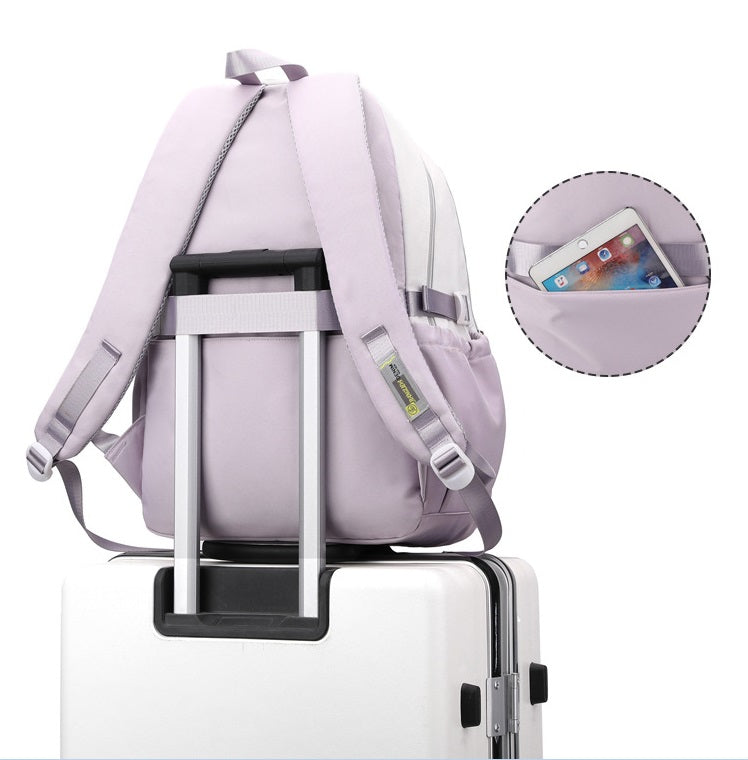 College Backpack for Women – Large Capacity Oxford Fabric Laptop Bag