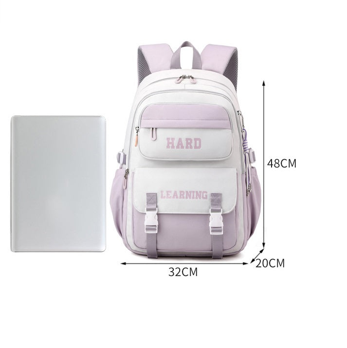 College Backpack for Women – Large Capacity Oxford Fabric Laptop Bag