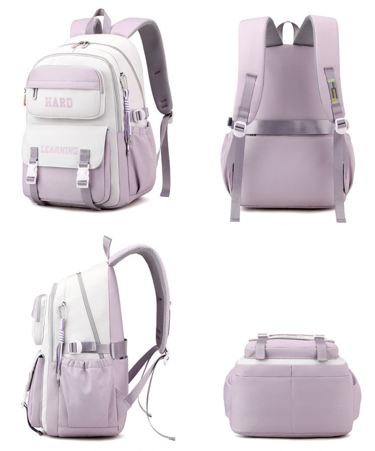 College Backpack for Women – Large Capacity Oxford Fabric Laptop Bag