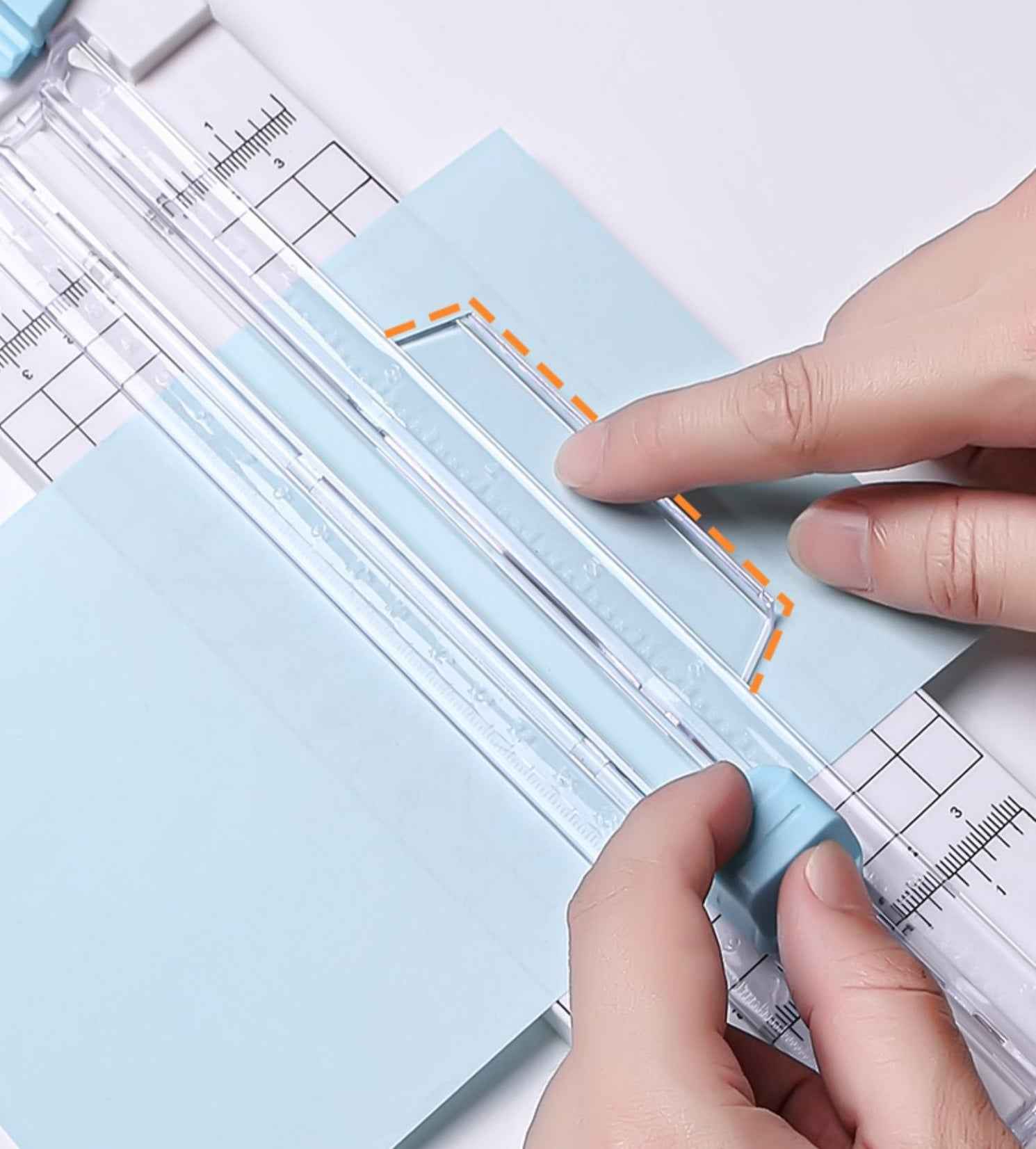 4in1 Paper Trimmer Craft Paper Cutter with Dial Blades