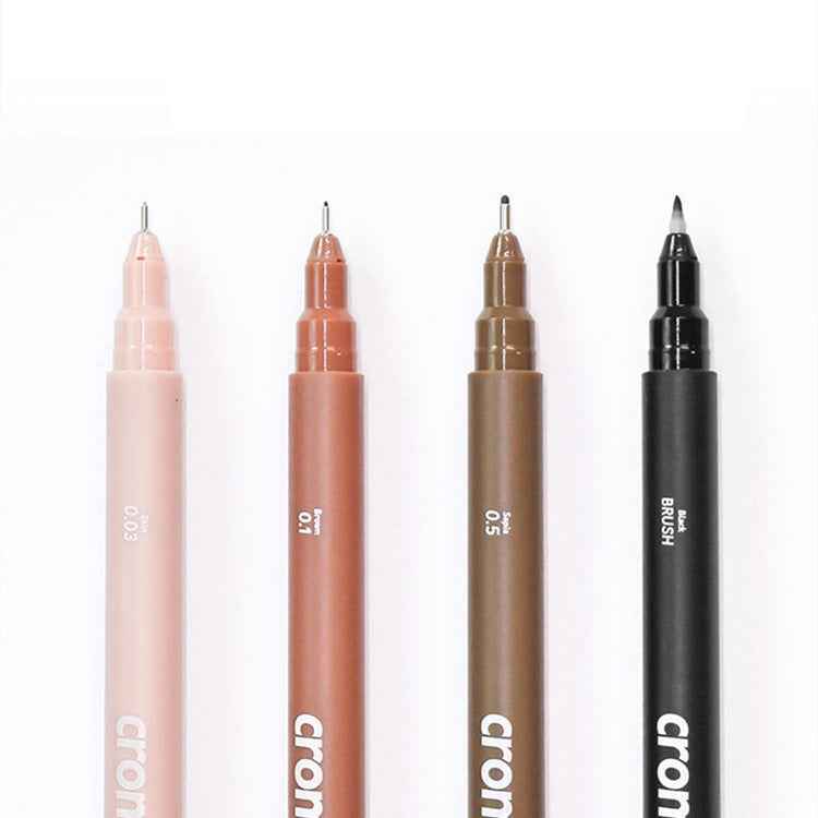 Croma Micro Fineliner Pens 4 Colors for Manga,Illustration,Drawing