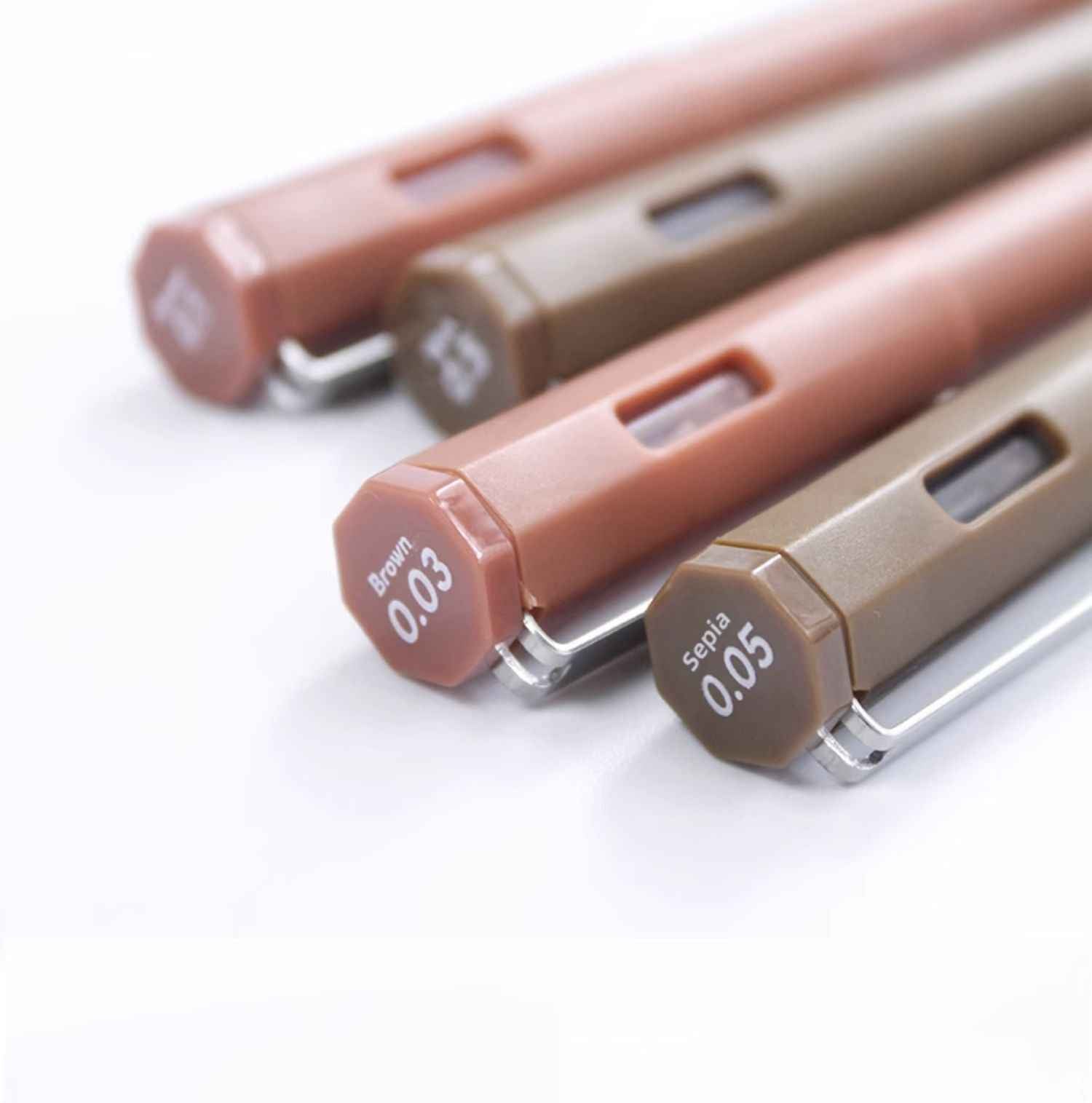 Croma Micro Fineliner Pens 4 Colors for Manga,Illustration,Drawing