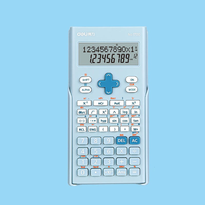 DELI 1700 Scientific Calculator 240 Functions for School Students