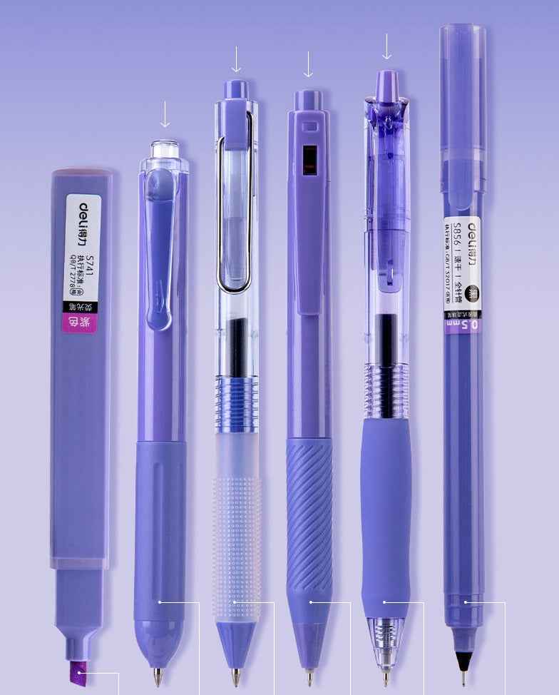 DELI 33867 Gel Pens Journaling Highlighter 6 Pack