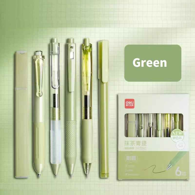 DELI 33867 Gel Pens Journaling Highlighter 6 Pack