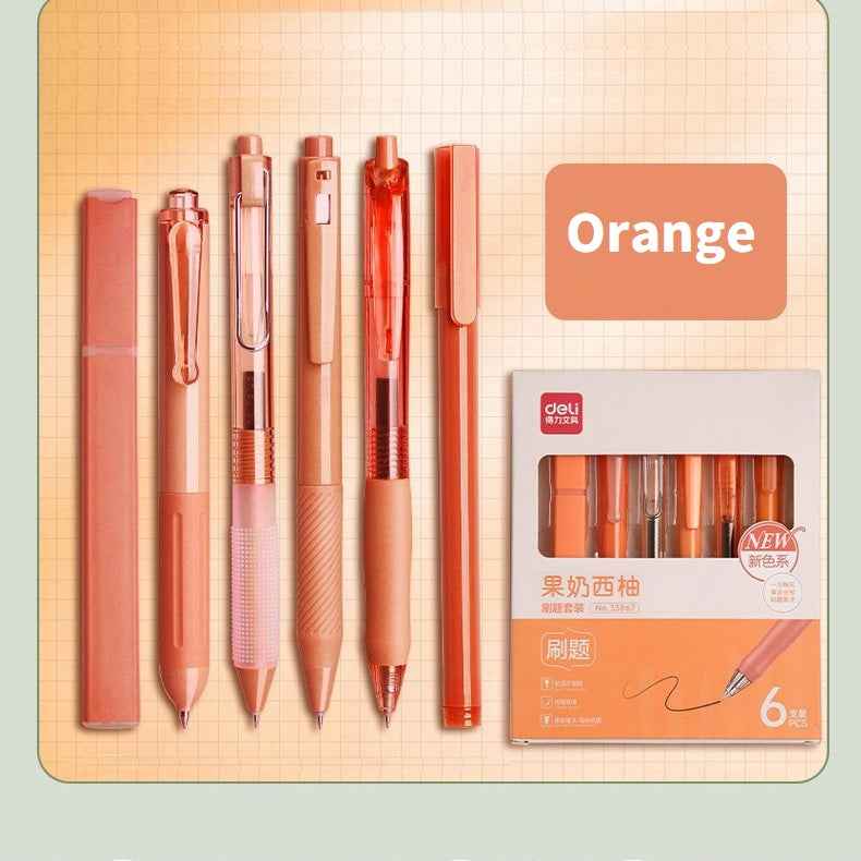 DELI 33867 Gel Pens Journaling Highlighter 6 Pack