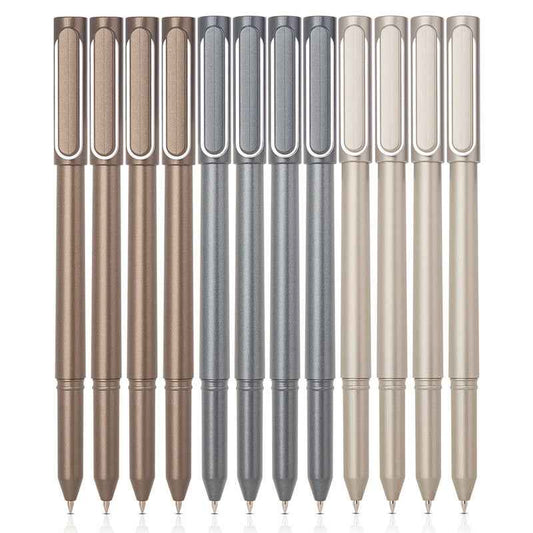 DELI A13 Gel Pens Quick Dry Black Ink 0.5mm 12 Pack