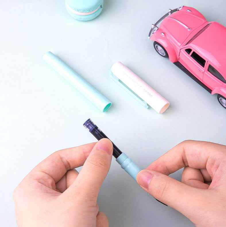 DELI A932 Calligraphy Fountain Pen for Students & Beginners 4 Pack