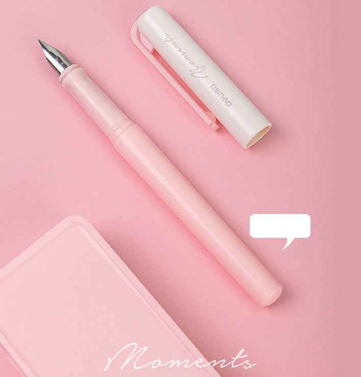 DELI A932 Calligraphy Fountain Pen for Students & Beginners 4 Pack