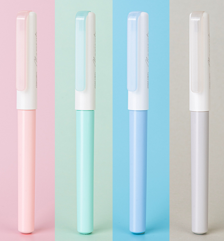 DELI A932 Calligraphy Fountain Pen for Students & Beginners 4 Pack