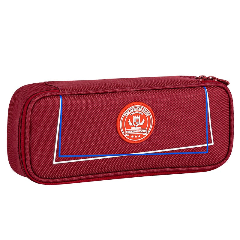 DELI Big Capacity Pen Pouch College Pencil Case Holder