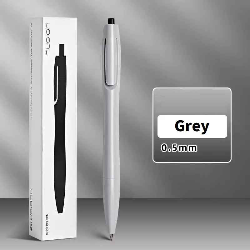 DELI NUSIGN NS801 Master Series Click Gel Pen – 0.5mm Black Ink