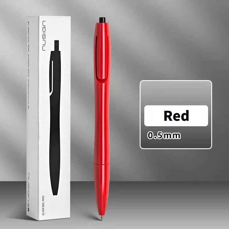 DELI NUSIGN NS801 Master Series Click Gel Pen – 0.5mm Black Ink