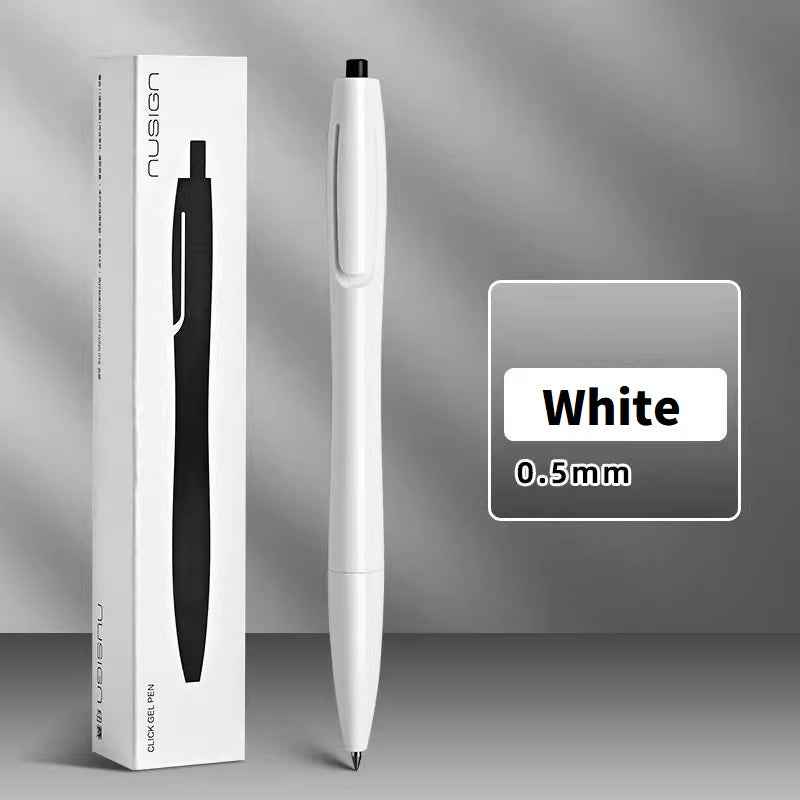 DELI NUSIGN NS801 Master Series Click Gel Pen – 0.5mm Black Ink