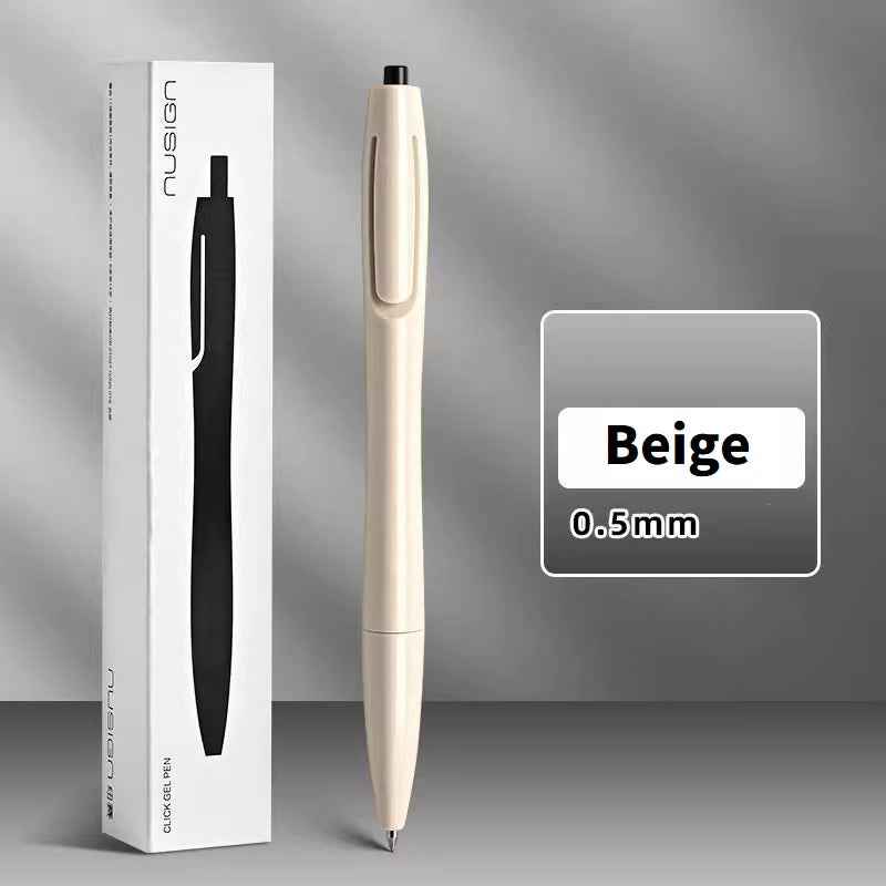 DELI NUSIGN NS801 Master Series Click Gel Pen – 0.5mm Black Ink
