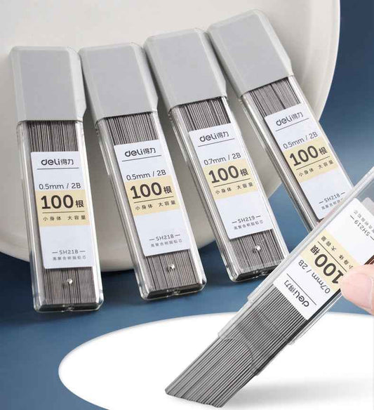 DELI 600 Pieces,0.5/0.7 mm HB/2B Mechanical Pencil Lead Refills
