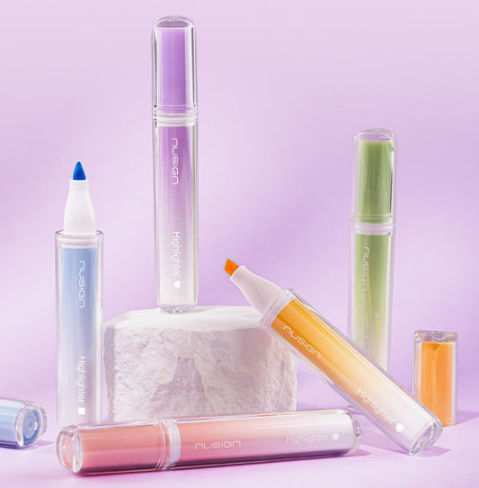 DELI ароматизирани маркери – върхове с форма на брадва, комплект от 5 цвята