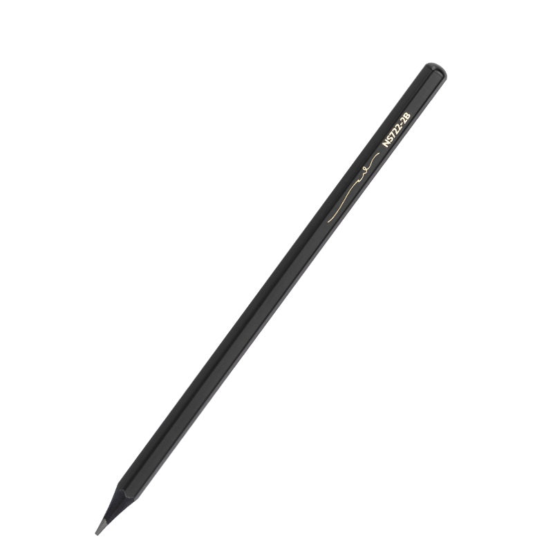 DELI 2B HB Black Wood Cased Graphite School Pencils 10 Pack - TTpen