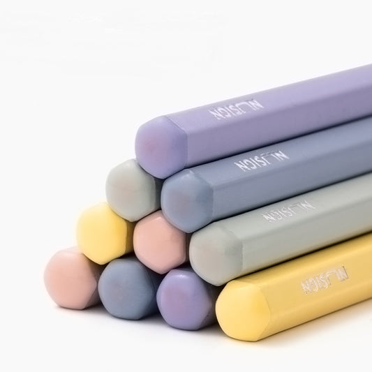 DELI 2B HB Colorful Wooden Pencils for School Office,10 Pack