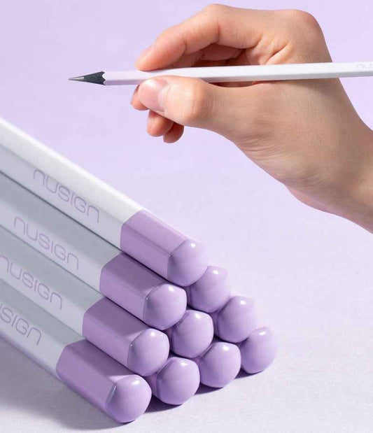 DELI NS749 Grape Scented Black Wood Pencils – HB & 2B 2 Pack