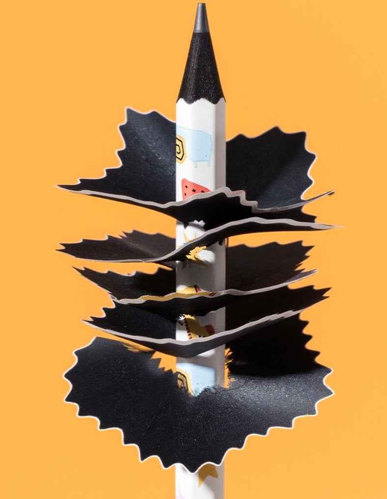 DELI Nusign Pumpup Pony Black Wood Pencil Horse Year Limited 4 Pack