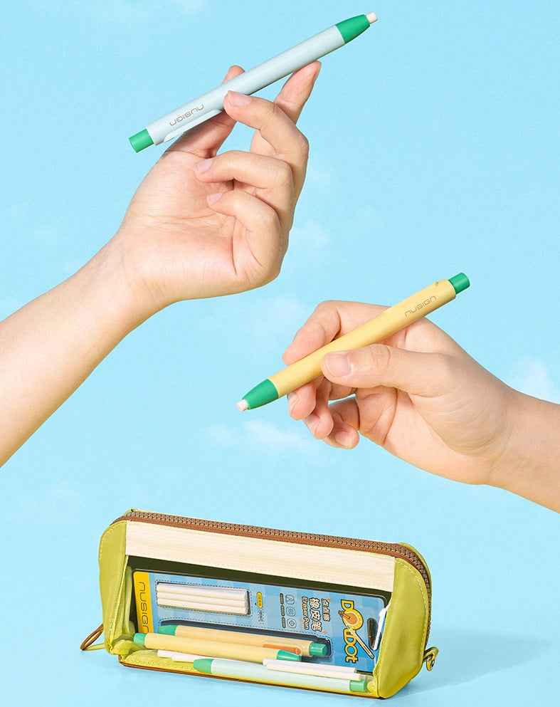 DELI Nusign HB 10Pcs Pencils and 2Pcs Eraser Pens Set