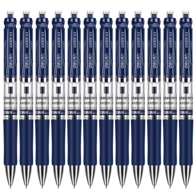 PAPER MATE penne gel, punta ad ago (0,5 mm), nero, 12 pezzi
