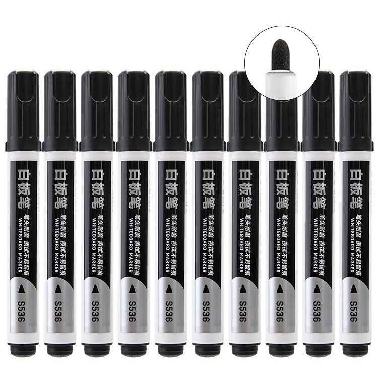 DELI S536 20-Pack Low-Odor Bullet Tip Dry Erase Whiteboard Markers