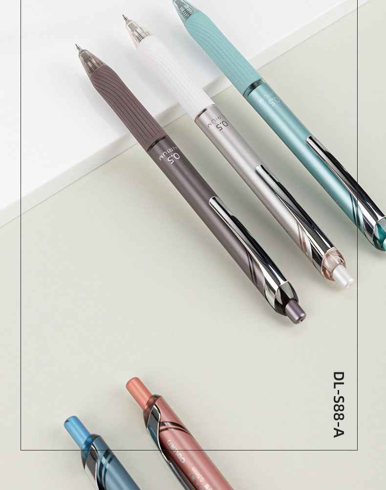 Deli Airium S88-A Quick-Dry Retractable Gel Pen 0.5mm Black 12 Pack