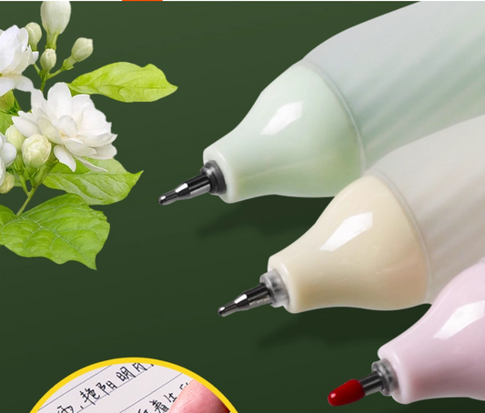 DELI SA613 Gel olovke s mirisom voća - 0,5 mm crna tinta, pakiranje od 12 komada