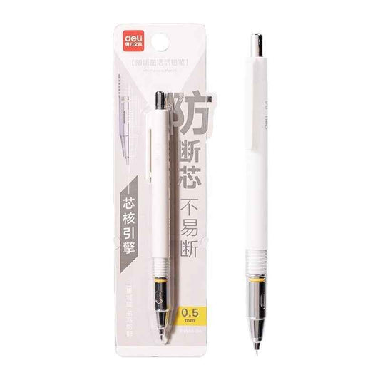 DELI SH985 Automatic  Mechanical Pencil 0.5mm Black/White 2 Pack