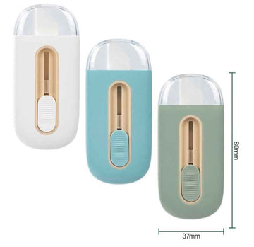 DELI Auto-Retractable Mini Box Safe Ceramic Cutter 3 Color Pack