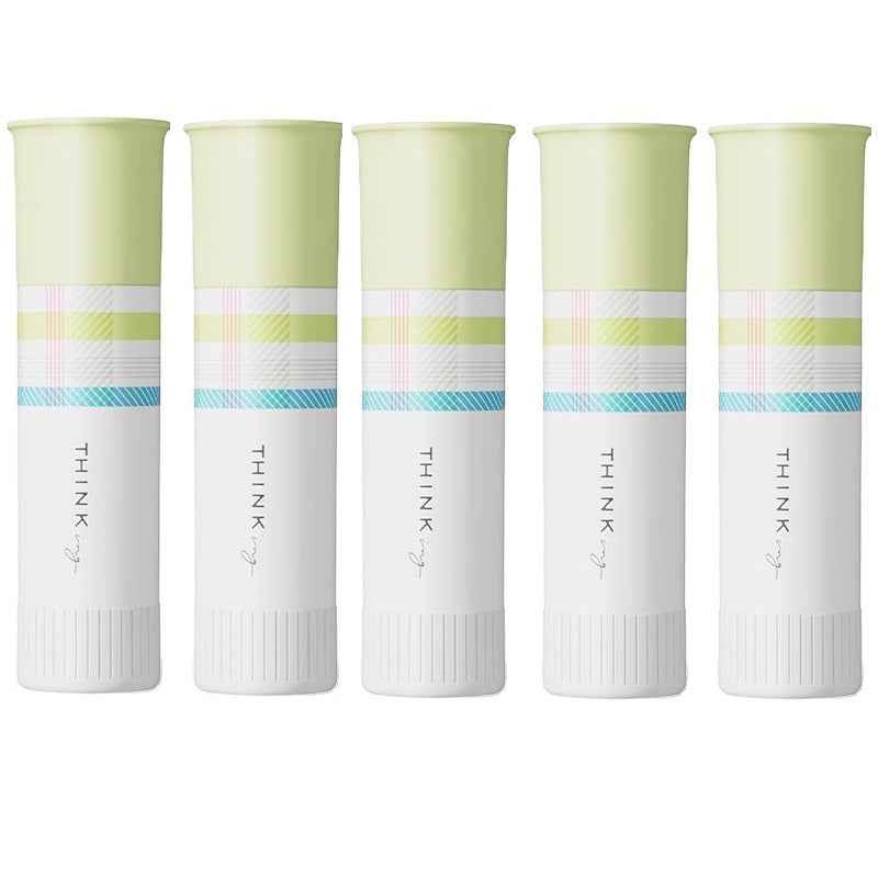 DELI THINK School Glue Sticks, Washable, 15 Grams, 5 Count