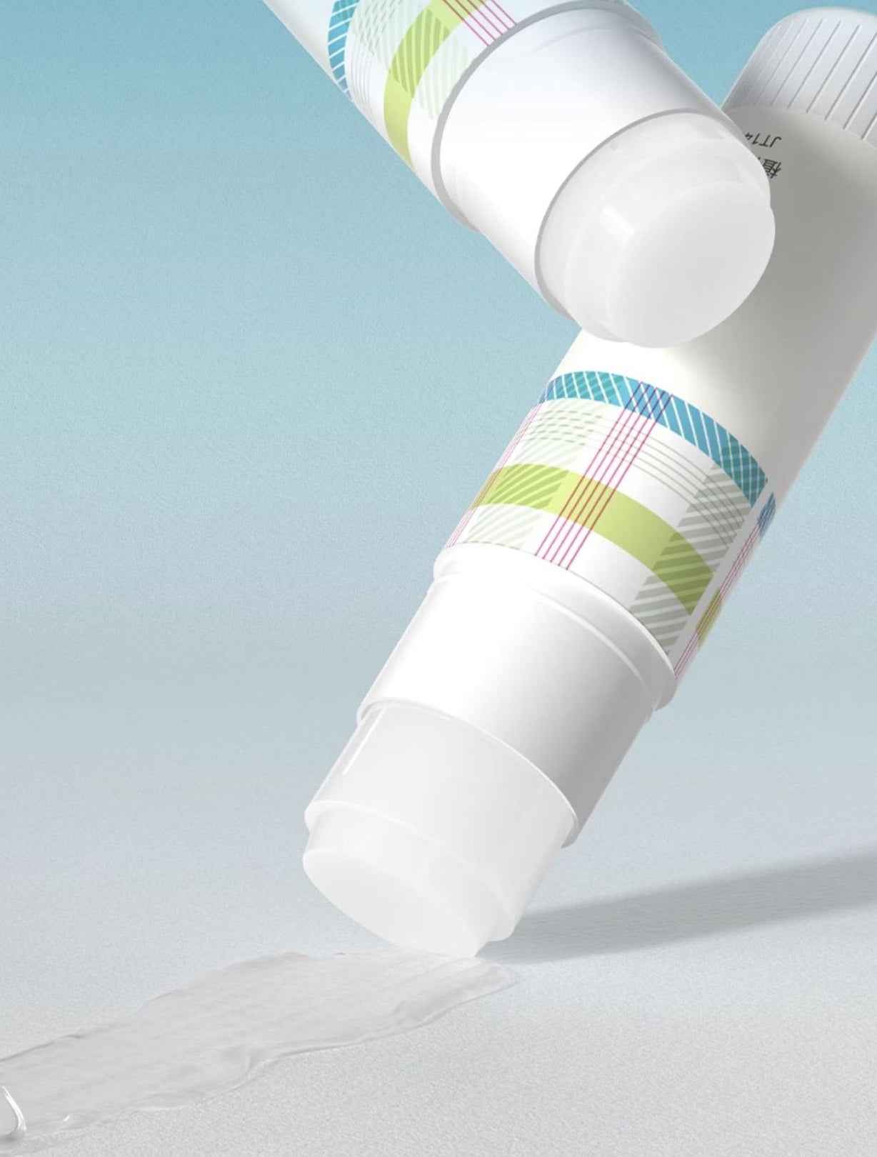 DELI THINK School Glue Sticks, Washable, 15 Grams, 5 Count