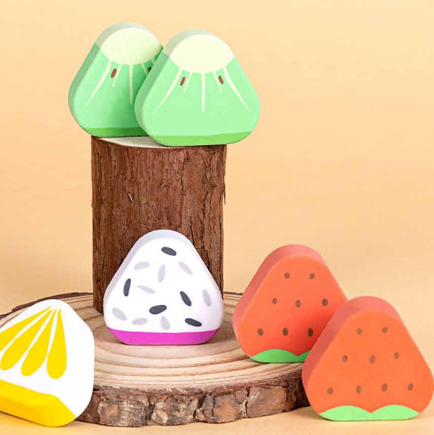 DELI VP189 Cute Fruit-Shaped Erasers – 8-Piece Set