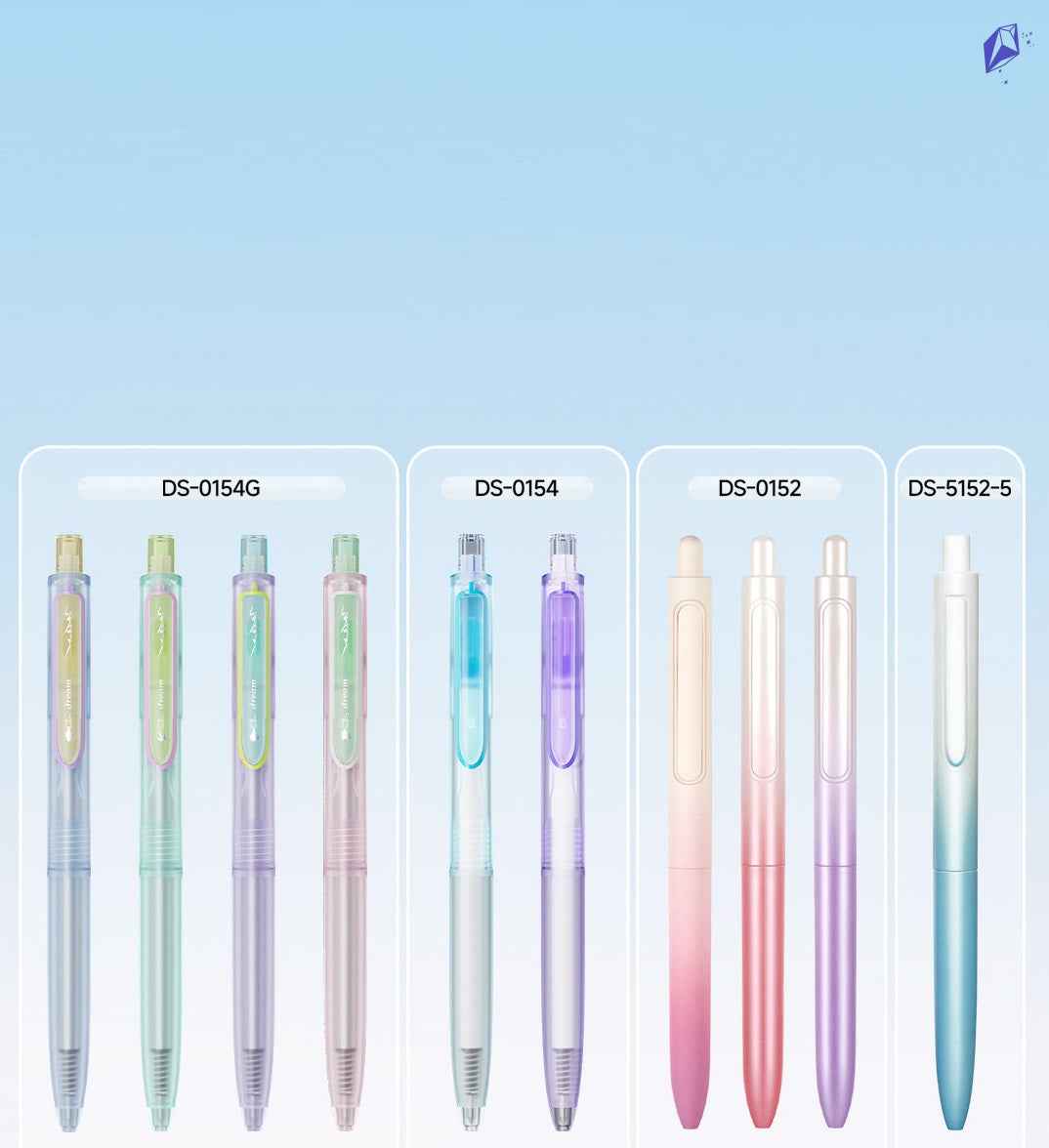 DIANSHI DS-350E-G Space Capsule Stationery Gift Set