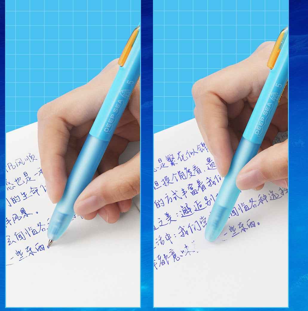 DIANSHI DS-0214 Erasable Gel Pen 4-Pack – Retractable,Silent Click