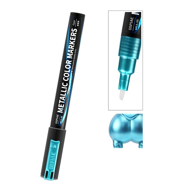 DSPIAE Liquid Mirror Chrome Metallic Color Markers 12 Colors