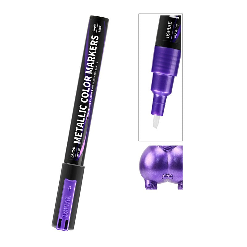 DSPIAE Liquid Mirror Chrome Metallic Color Markers 12 Colors