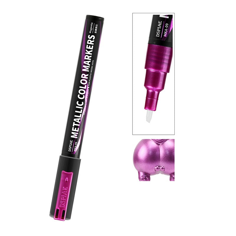 DSPIAE Liquid Mirror Chrome Metallic Color Markers 12 Colors