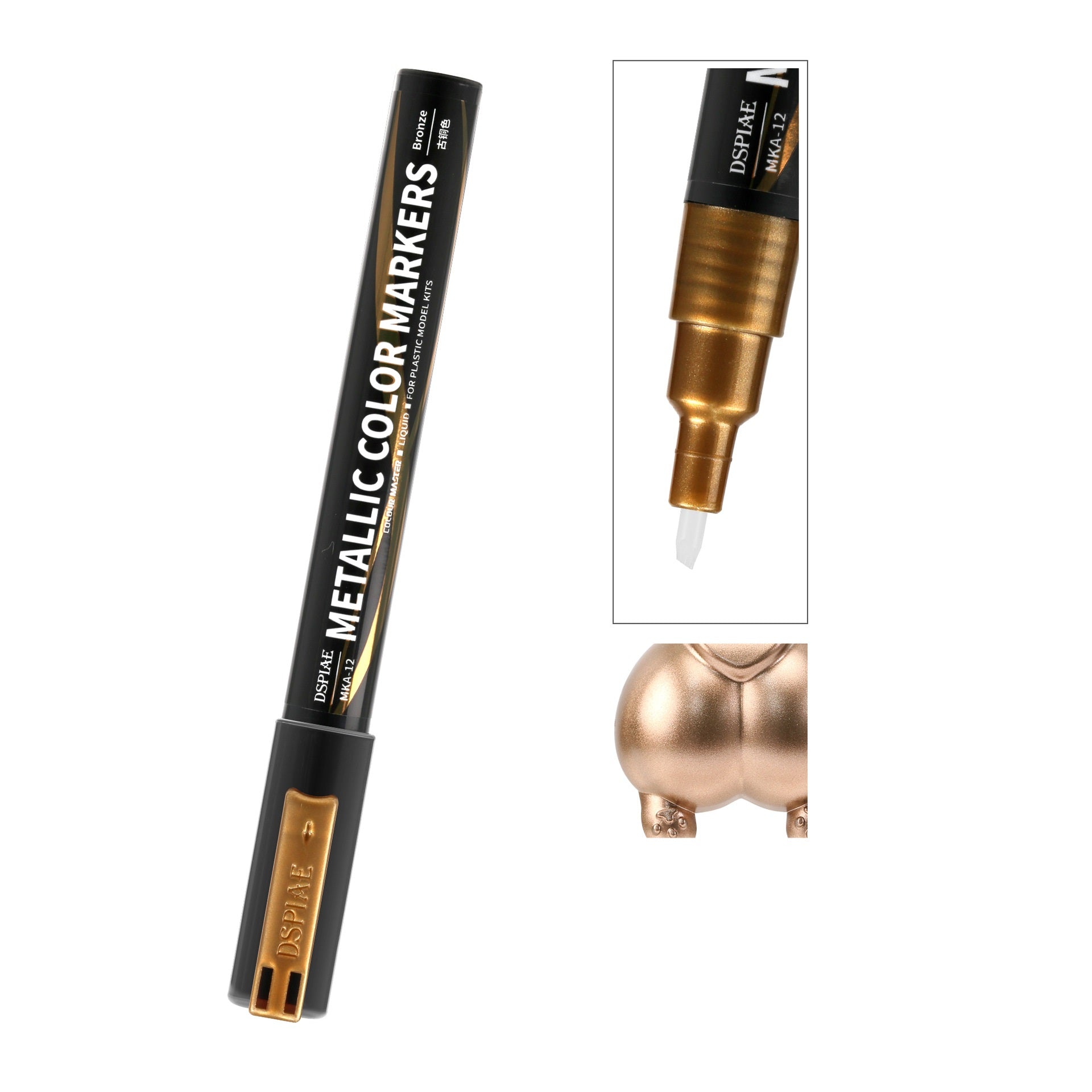 DSPIAE Liquid Mirror Chrome Metallic Color Markers 12 Colors