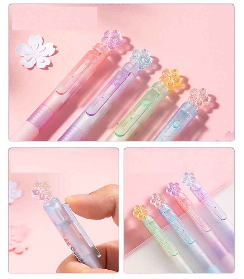 sakula ページ Deli Sakura Scented Click Gel Pen Black Ink,0.5mm,12-Piece